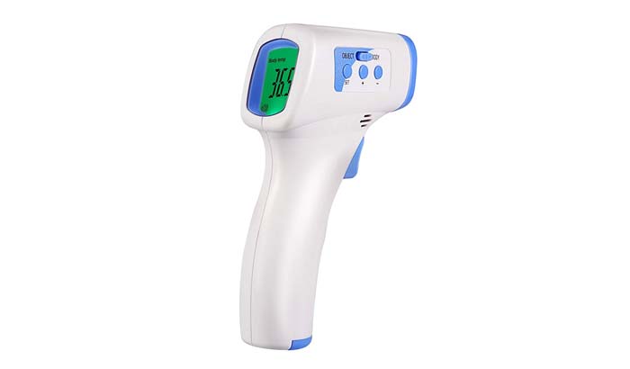 A No-Touch Forehead Thermometer